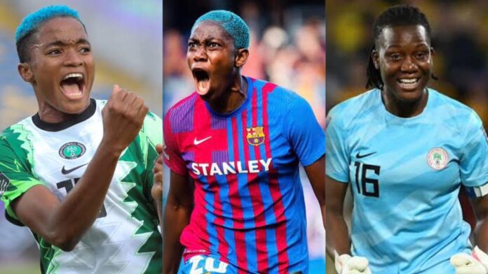 Rasheedat Ajibade, Chiamaka Nnadozie, Asisat Oshoala