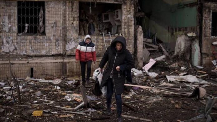 Destruction in Ukraine 