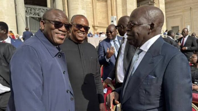 Tinubu, Obi, and Fayemi in Rome