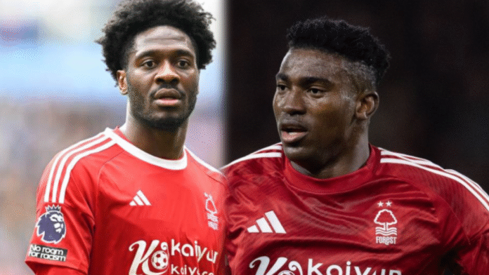 Ola Aina and Taiwo Awoniyi