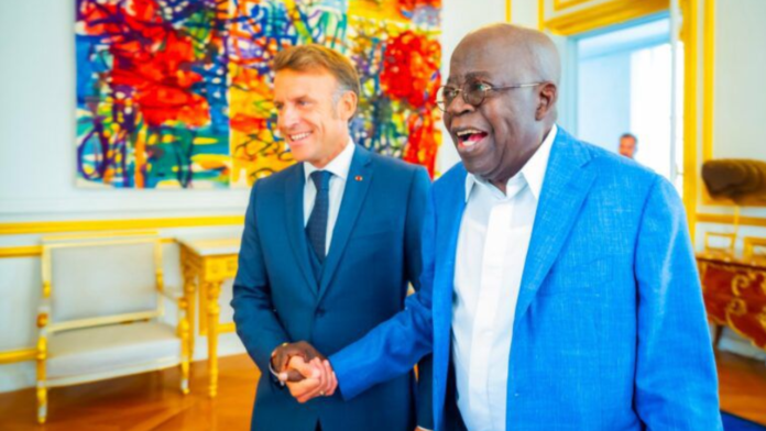 Tinubu with Macron