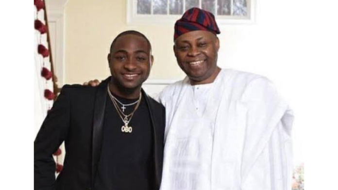 Dr Deji Adeleke and Davido