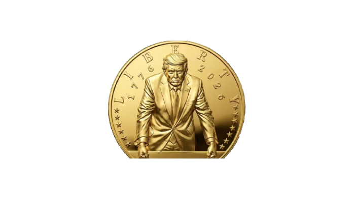 Gold coin depicting Trump gets official approval despite criticism