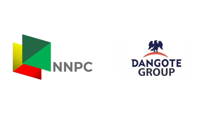 NNPC & Dangote Refinery logos