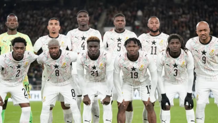 Ghanaian players at the World Cup